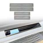 AUSGO Stainless Steel Door Sill Protector for Mitsubishi Triton MV Dual Cab 2024-Onwards Scuff Plate Cover