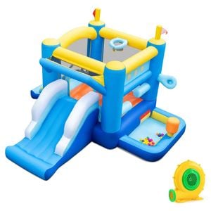 Costway Inflatable Bounce House Jumping Castle Bouncer W/ball Pit Pool