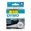 Dymo D1 Label Cassette 9mm X 7m - Black On Yellow