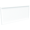 ProtectorAl 1001 - 2000 x 300 - 1000mm Pearl White Vertical 9mm Gap Aluminium Welded Slat Panel