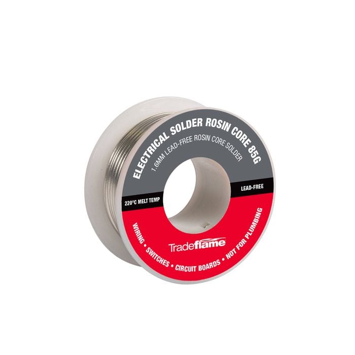 Tradeflame 85g Lead Free Electrical Solder Rosin Core