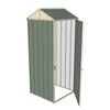 Build-a-Shed 0.8 x 0.8 x 2.1m Gable Single Hinged Side Door Shed - Green