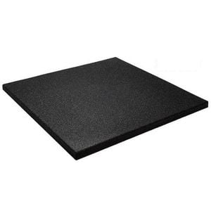 Brixx Commercial Rubber Flooring Black - 15mm Gym Mats (1m X 1m)