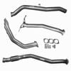 Ignite Exhausts Turbo Back For Nissan D22 Navara 3l 3" No Cat With Pipe Raw Aluminised Steel