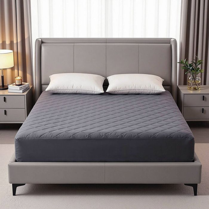 Giselle Waterproof Mattress Protector Microfiber 360° Fit Double