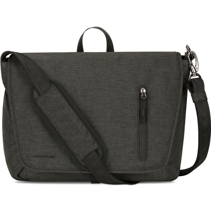 Travelon Urban Anti-Theft 14" Laptop & Tablet Messenger Bag in Slate
