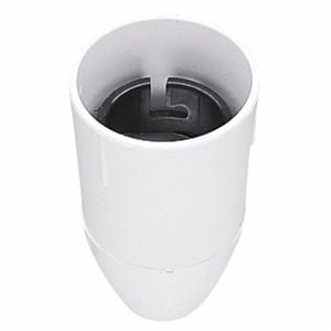 HPM Lampholder with Skirt 37mm - White