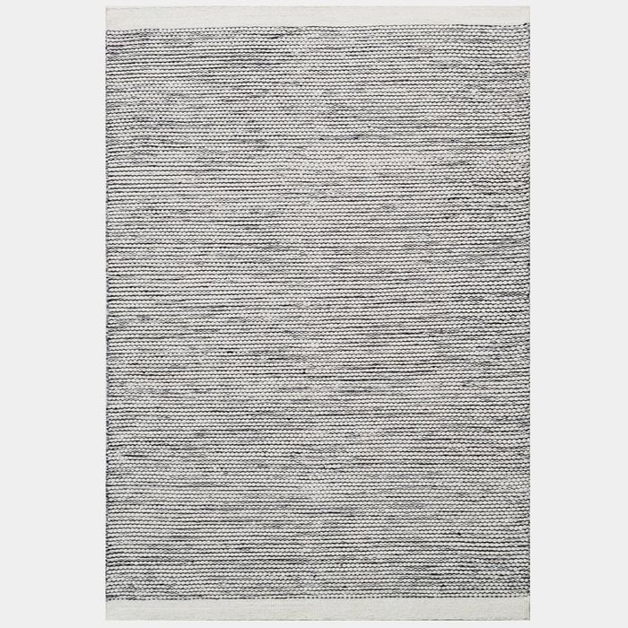 Handwoven Boondi Wool Rug-Ivory/Black-160x230cm
