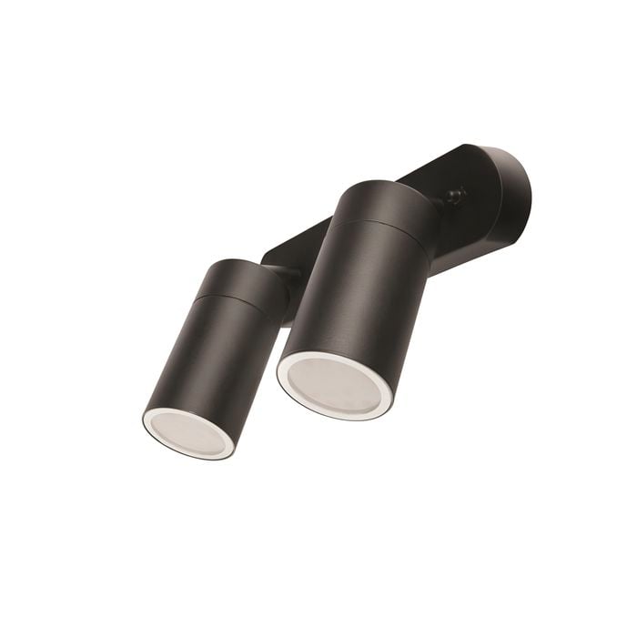 Brilliant Lighting 240V Black Coolum Twin Wall Light Bunnings Australia