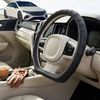 Australian Goose Steering Wheel Cover for Mercedes-Benz EQS Sedan 2022 - Current D-shape Black