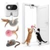 Advwin Interactive Cat Toys For Indoor Cats Automatic Flying Bird Feather & Mouse