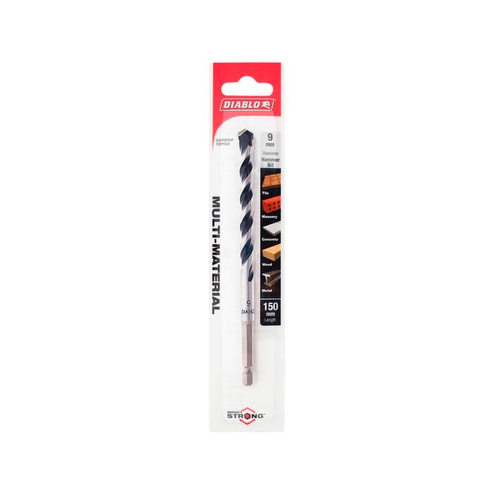 Diablo 9 x 120mm Multi-Material Drill Bit