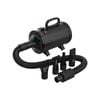 Advwin Dog Hair Dryer Pet Grooming Blower with Heater Black