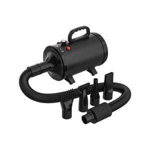 Advwin Dog Hair Dryer Pet Grooming Blower with Heater Black