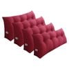 SOGA 4x 120cm Rose Red Wedge Pillows