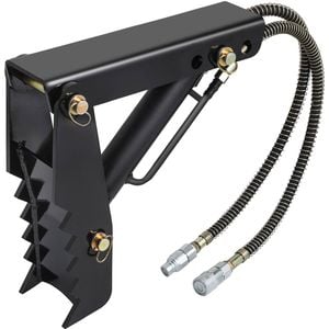 VEVOR 45.7cm 1.27cm Thickness Hydraulic Backhoe Thumb Black Steel Weld with Cylinder