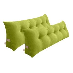SOGA 2x 180cm Green Wedge Bed Pillows