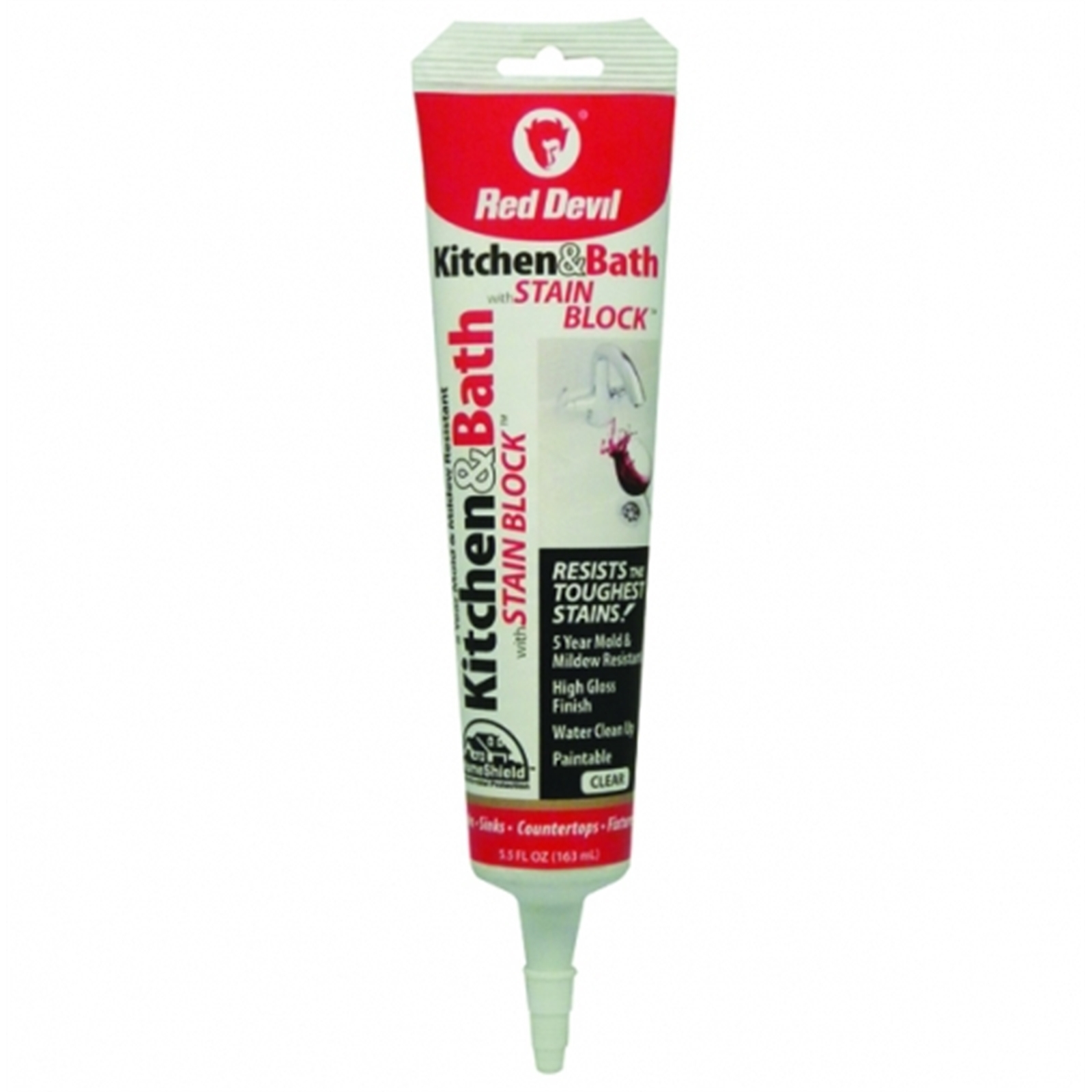 Red Devil 163ml Duraguard Plus Clear Interior Caulk product image
