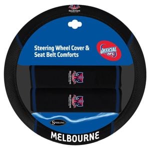 *collectors Edition* Melbourne Demons Official Afl Steering Wheel Cover