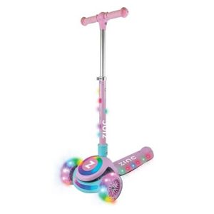 Zinc Glow Up 3 Wheel Folding Scooter - Pink