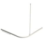 Emro 1200 x 1200mm White Shower Track