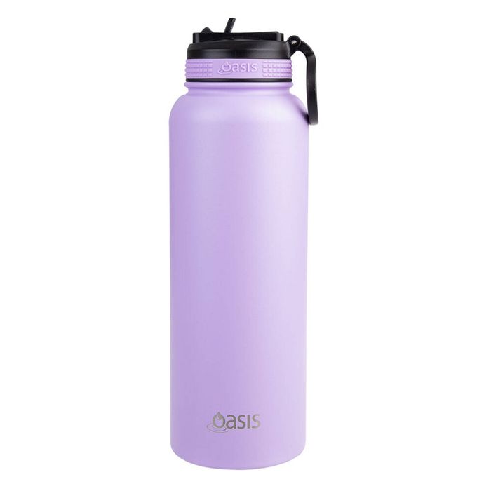 Oasis Stainless Steel Insulated Challenger Sports Bottle 1.1L Lavender
