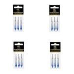 4x 3pc Target Pro Vision Polycarbonate Shaft Medium - Red