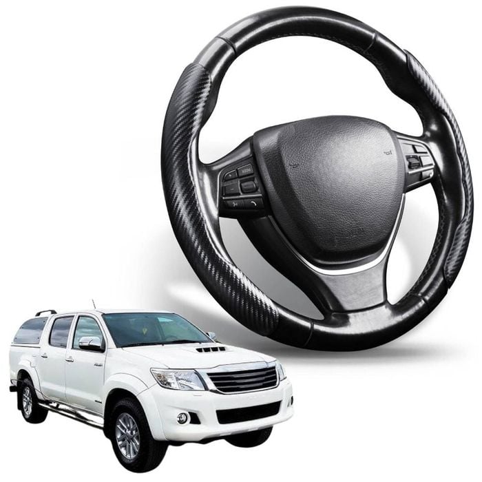 Segmented Steering Wheel Cover for Toyota Hilux Double Cab 2005 - 2015