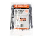 Crescent 200 x 4.6mm Black Cable Ties - 500 Pack