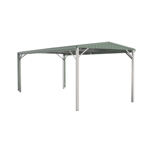 Absco Structures 3.00 x 6.00 x 2.66m Pale Eucalypt Single Gable Carport