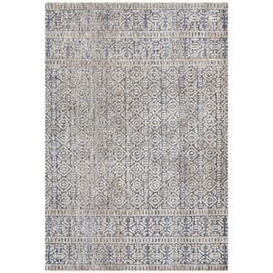 The Rug Connection Bold 361 Blue 225x155cm - Medium Transitional Hand Loomed Indoor Floor Rug