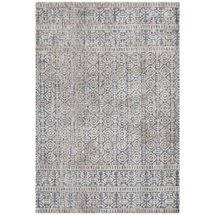 The Rug Connection Bold 361 Blue 225x155cm - Medium Transitional Hand Loomed Indoor Floor Rug
