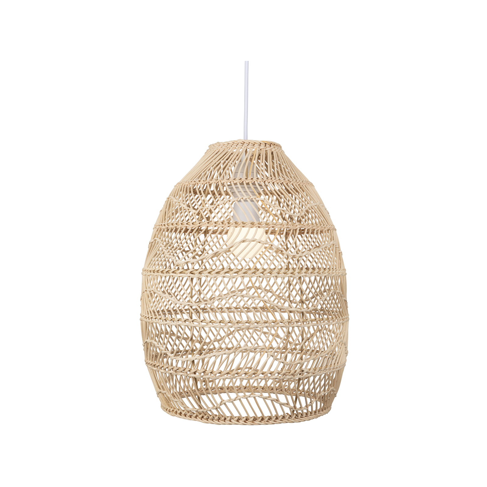 Brilliant 32cm Large Anji DIY Rattan Pendant Light Bunnings Australia