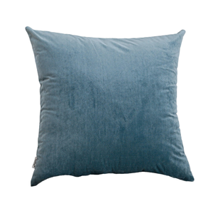 Velvet Pillow Cases Cushion Cover(Steel Blue-71)40cmx40cm