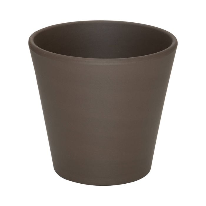Eden 20cm Titanium Clay Cono Italian Terracotta Pot