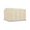 Absco Sheds 3.0 x 3.0 x 2.06m Paperbark Premier Double Door Garden Shed