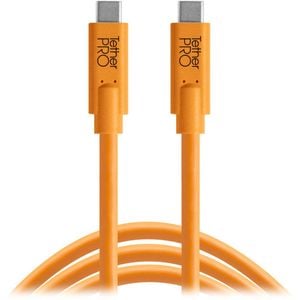 Tether Tools Tetherpro Usb-c To Usb-c 3m - Hi-visible Orange
