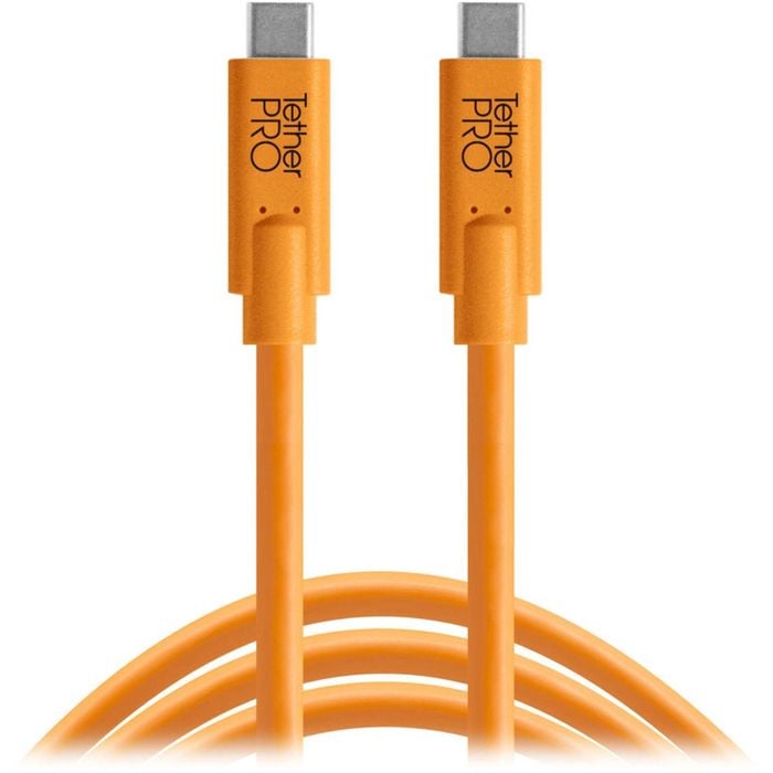 Tether Tools Tetherpro Usb-c To Usb-c 3m - Hi-visible Orange
