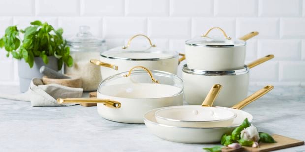 Product.14pc Greenpan Padova Set Ceramic Coating Non-Stick Cooking Pan Cream White.1025479.AU.productOtherMedia.1