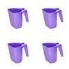 4PK AgBoss Pet and Livestock Plastic Food Scoop FeedMaxx 0.5kg Purple
