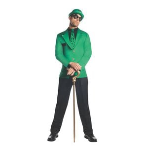 Marvel The Riddler Deluxe Adults Dress Up Party Costume Jacket Coat Top Size XL
