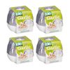 4x Joie Garlic Pod Kitchen Storage Tool White 8.6x8.6x7.2cm