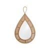MDF Glass 112cm Mirror Drop Home/Office Decor - Brown