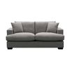 Hecate 2 Seater Fabric Sofa Lounge Light Grey
