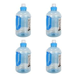 4x Wildtrak 1 Litre Water Bottle With Handle Camping Accessories/equipment
