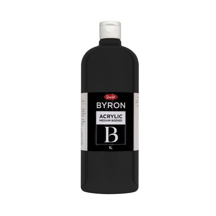 Jasart 1L Black Byron Paint
