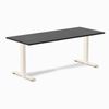 Desky Fixed Height Hardwood Office Desk Wheat Frame 180cm