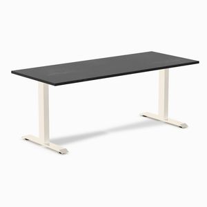 Desky Fixed Height Hardwood Office Desk Wheat Frame 180cm