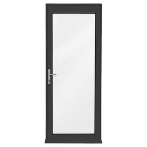 Polar Eco-View Windows 2040 x 820mm Black Aluminium Entry Door