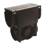 Everhard EasyDRAIN Galvanised Steel Grate And Slim Pit